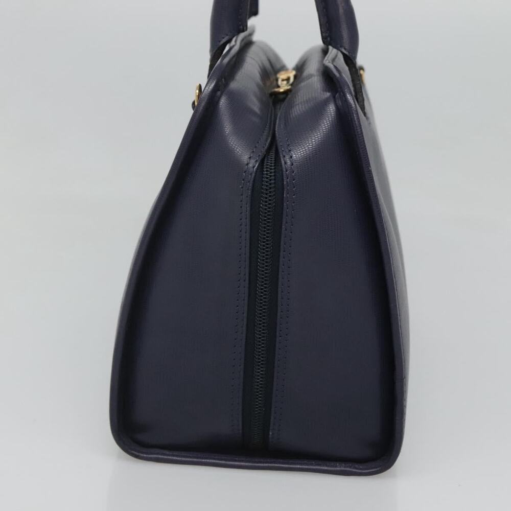 CELINE Hand Bag Leather Blue Gold - Picture 5 of 12